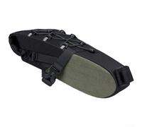Sac de selle de vélo de grande capacité | 5,8 L de rangement pour vélo, pochette extensible, nylon polyester de qualité, résistant à l'eau pour la conduite de nuit