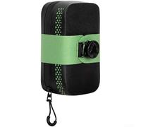 Sac de selle de vélo extensible léger avec protection imperméable et verrou rotatif, conçu pour la stabilité et un accès facile aux essentiels (vert)