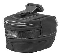Sac de Selle M-WAVE Tilburg L Noir/Gris - Extensible & Réfléchissant