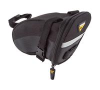 Sac De Selle Topeak Aero Wedge Petit Noir / Réfléchissant Pour Tige De Selle