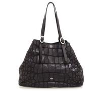 Sac de shopping - CAMPOMAGGI - SHOPPING grigio - Cuir - Femme - Pression