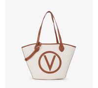 Sac de shopping Covent Valentino Bags blanc marron