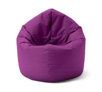 Sac de siège Lumaland rond, coussin de siège de salon fauteuil Chill avec rem...