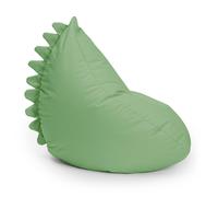 Lumaland Pouf pour enfant - Monster - Pouf famille d'animaux pour enfants - Imperméable pour l'intérieur et l'extérieur - Matériau facile d'entretien - 80 x 80 x 70 cm et léger - 2,9 kg - Vert