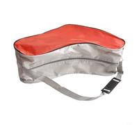 Sac de skate pliable avec récupération rapide, conserve sa forme après utilisation, disposition à trois zones sépare les patins des accessoires en toute sécurité (rouge)