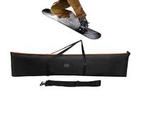 Sac de snowboard - Housse imperméable pour planche à neige, 1 housse de protection d'hiver pour équipement alpin, sac de transport rembourré avec base renforcée, planche à neige, pochette de voyage