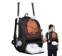 Sac de softball, sac à dos de baseball - Sac de baseball pour garçons avec compartiment à chaussures Sac à dos de softball,Sac à dos pour garçons de grande capacité pour casques, battes, équipement de