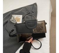 Sac de soirée à la mode rétro, nouveau sac du soir à motif peau de serpent, élégant Motif texturéPolyuréthane