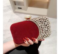 Sac de soirée en forme de boîte mode Moonlit EveBag pour femmes pour l'automne et l'hiver, sac d'embrayage formel pour robe de soirée étincelante décorée de strass pour fête, banquet, danse, sac à mai