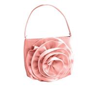 Sac de soirée floral d'inspiration orientale luxueux sac à main à bandoulière avec chaîne pour mariage ou fête rétro, champagne, One Size