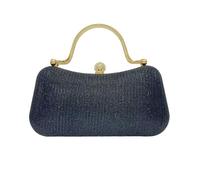 Sac de soirée pour femme, sac à main à bandoulière brillant, petit sac à main, chaîne élégante pour fête, bal de fin d'année, sac à main à bandoulière brillant, chaîne élégante, Noir , One Size