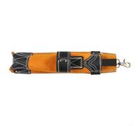 Sac de soudure double couche ignifuge en cuir de vache pour 5 électrodes de 81,3 cm avec cordon de serrage et boucle avant