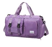 Sac de sport 45 x 26 x 38 cm en tissu Oxford léger - Petit sac de voyage - Séparation sèche et humide - Grand sac de voyage pour homme, lavande, Refer to description, Unisexe