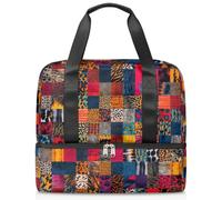 Sac de sport à imprimé tribal africain pour femmes et hommes Kirls Garçons Filles 21 L Sac fourre-tout séparé pour voyage, gym, yoga, couleur, Big, Organiseur de sac