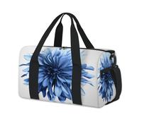Sac de sport à motif de fleurs de dahlias - Sac fourre-tout décontracté pour le week-end - Pour enfants, filles, garçons, femmes, hommes