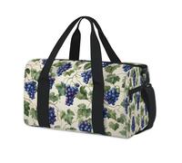 Sac de sport à motif feuilles de raisin pour enfants, filles, garçons, femmes, hommes, pour la nuit, le week-end, sac de voyage, sac de sport décontracté