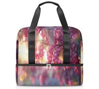 Sac de sport à motif fruits de raisin pour femmes, hommes, Kirls, garçons et filles, 21 L, sac fourre-tout séparé pour voyage, gym, yoga, couleur, Big, Organiseur de sac