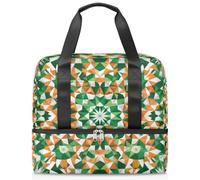 Sac de sport à motif indien pour femmes, hommes, garçons et filles, 21 L, sac fourre-tout séparé pour voyage, gym, yoga, couleur, Big, Organiseur de sac