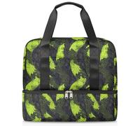 Sac de sport à motif peau de serpent pour femmes, hommes, garçons et filles, 21 L, sac fourre-tout séparé pour voyage, gym, yoga, couleur, Big, Organiseur de sac