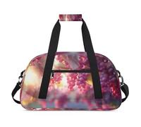 Sac de sport à motif raisin et fruits pour femmes, hommes, enfants, filles, garçons, pour la nuit, le week-end, sac de voyage, sac de sport de 24 L, sac de sport sac de sport, sac de transport,