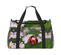 Sac de sport à porter sous le siège Motif Ladybug Daisy Print, noir, One Size