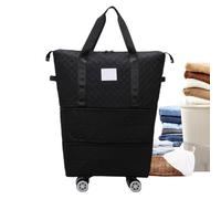 Sac de sport à roulettes avec roulettes, sac de voyage pliable, Sac de voyage à roulettes Sac de voyage, Bagage à main extensible, valise de sac de grande capacité pour voyage d'affaires, sal