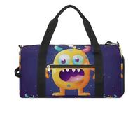 Sac de sport à thème américain pour homme et femme, sac de nuit avec compartiment à chaussures, sacs d'entraînement, Monstre coloré, Taille unique, Art Déco