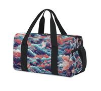 Sac de sport à thème du Japon pour enfants, filles, garçons, femmes, hommes, pour la nuit, le week-end, sac de voyage, sac de sport décontracté