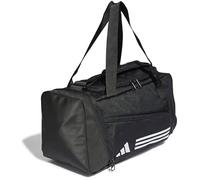 adidas Mixte Essentials 3-Stripes Duffel Bag, Black/White, XS