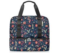 Sac de sport américain Memorial Day pour femmes, hommes, Kirls, garçons et filles, 21 L, sac fourre-tout séparé pour voyage, gym, yoga, couleur, Big, Organiseur de sac