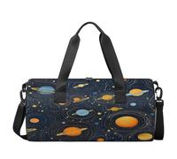 Sac de sport avec bandoulière - Grande capacité - Avec compartiment à chaussures, Art de l'orbite planétaire