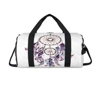 Sac de sport avec compartiment à chaussures - Attrape-rêves - Style bohème - Pour la nuit, le w nd, le voyage, la salle de sport - Pour femmes, hommes, enfants, filles, garçons