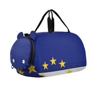 Sac de sport avec compartiment à chaussures de grande capacité pour garçons et filles, Drapeau national du Cap-Vert, TAILLE UNIQUE, Moderne/ajusté.