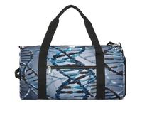 Sac de sport avec compartiment à chaussures et compartiment pour vêtements humides - Sac d'entraînement pour voyage, sport, fitness, Noir , Taille unique, Organiseur de sac