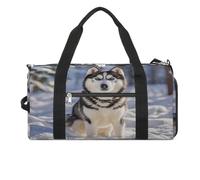 Sac de sport avec compartiment à chaussures et compartiment pour vêtements humides - Sac d'entraînement pour voyage, sport, fitness, Noir , Taille unique, Organiseur de sac