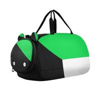 Sac de sport avec compartiment à chaussures - Grande capacité - Sac de voyage avec sangle réglable pour la pratique scolaire, le sport, Drapeau national de la République de Corée, one size, Moderne