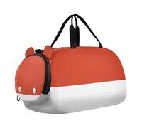 Sac de sport avec compartiment à chaussures - Grande capacité - Sac de voyage avec sangle réglable pour la pratique scolaire, le sport, Drapeau national de Madagascar, one size, Moderne/ajusté