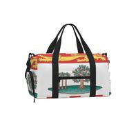Sac de sport avec compartiment à chaussures Motif drapeau de l'Île-du-Prince-Édouard