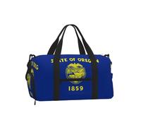 Sac de sport avec compartiment à chaussures Motif drapeau de l'Oregon