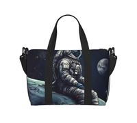 Sac de sport avec compartiment à chaussures pour homme et femme Motif papillons monarques, Astronaute Space, Taille unique