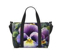 Sac de sport avec compartiment à chaussures pour homme et femme, Pansy Perfection., Taille unique