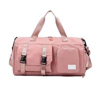 Sac de sport avec compartiment à chaussures, sac de voyage imperméable et léger pour la gym, la natation, les vacances, pollen pêche, 47*25*23cm