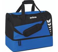Erima Sac de sport Six Wings - Compartiment inférieur pratique - Bleu/noir