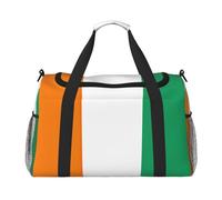 Sac de sport avec imprimé drapeau de la Côte d'Ivoire pour homme et femme