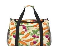 Sac de sport avec imprimé légumes de dessin animé pour homme et femme