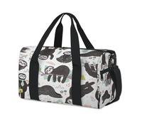 Sac de sport avec motif paresseux endormi - Sac fourre-tout décontracté pour enfants filles garçons femmes hommes