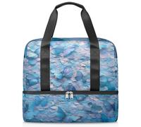 Sac de sport avec papillons 3D pour femmes, hommes, garçons et filles, 21 L, sac fourre-tout séparé pour voyage, gym, yoga, couleur, Big, Organiseur de sac