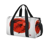 Sac de sport avec peinture de poisson japonais, sac fourre-tout pour le week-end, sac fourre-tout décontracté, sac de sport pour enfants, filles, garçons, femmes, hommes