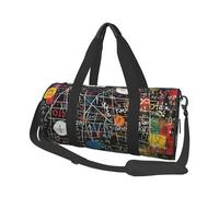 Sac de sport avec poche humide et compartiment à chaussures pour homme et femme Motif schnauzer, Formule mathématique., Taille unique, Sac de voyage