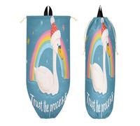 Sac de sport avec poches zippées pour homme, shopping, randonnée, Trust The Process Swan